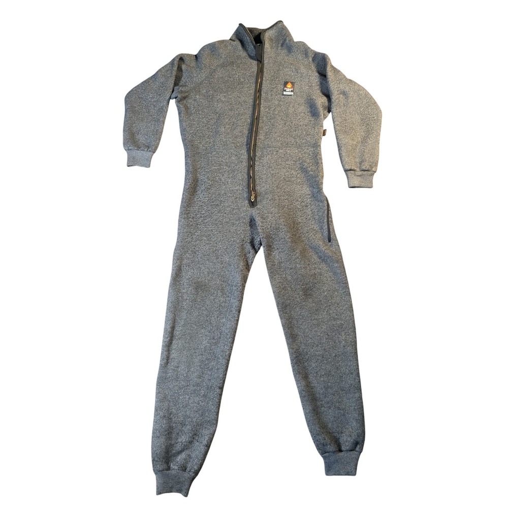 Helly Hansen Men's Medium Workwear Grey Jumpsuit Coveralls Union Base Layer‎ FR